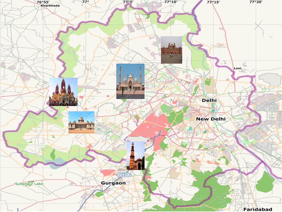 Delhi Tourist Places List PDF